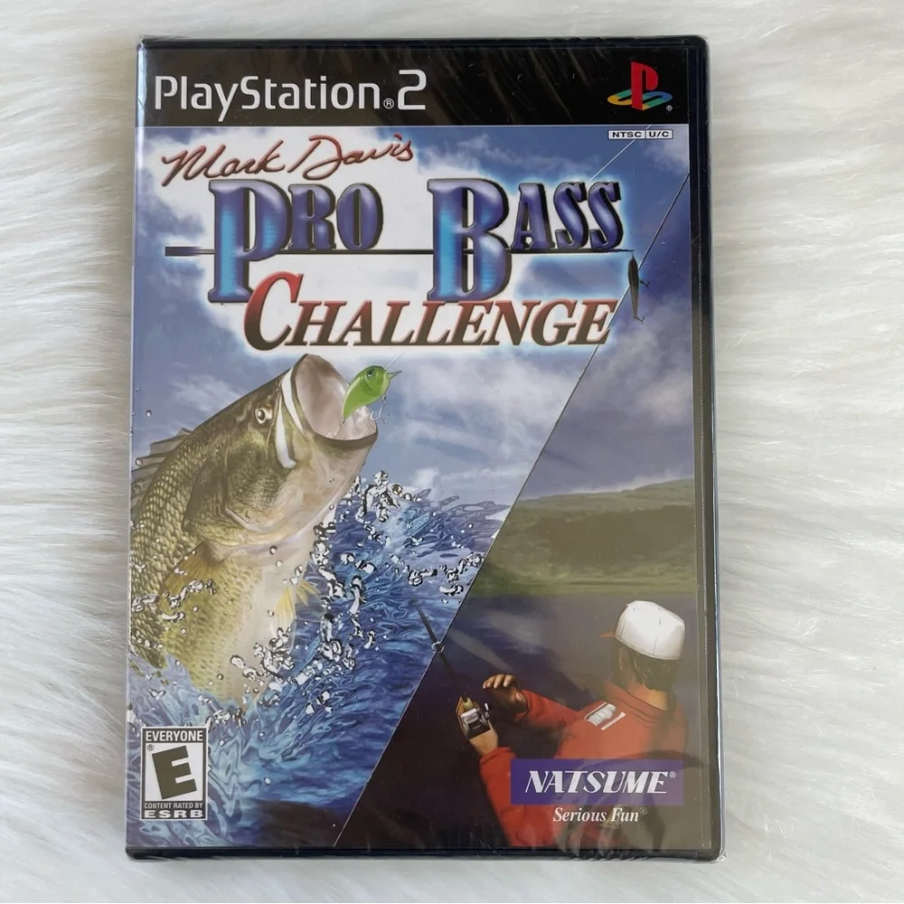 PS2 Mark Davis Pro Bass Challenge PlayStation 2, COMPLETE Factory Sealed - NEW